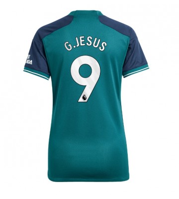 Arsenal Gabriel Jesus #9 Replica Third Stadium Shirt for Women 2023-24 Short Sleeve
